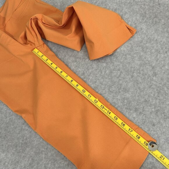 ZAC AND RACHEL Orange Capris Womens Sz 10 Rayon Blend Stretch Pockets Comfort - Picture 4 of 13